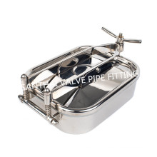 Sanitary Non-pressure Stainless Steel Square Manhole Cover